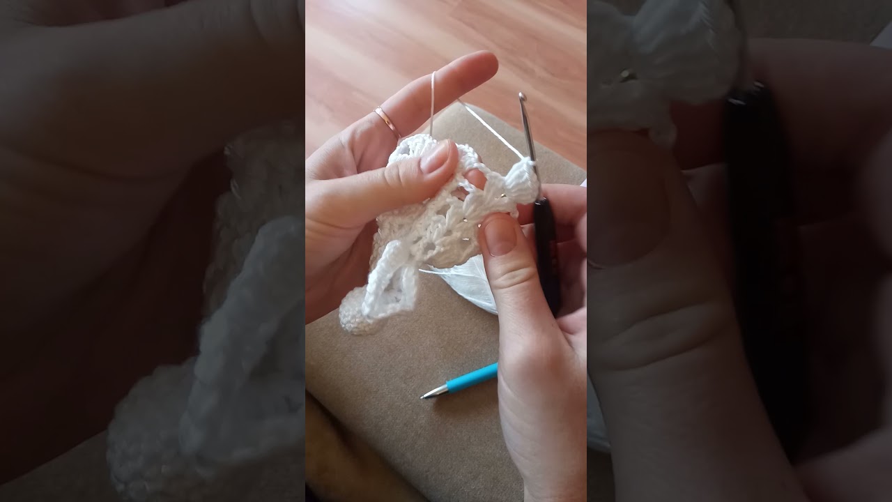 Horgolt angyalka szoknyája 2.