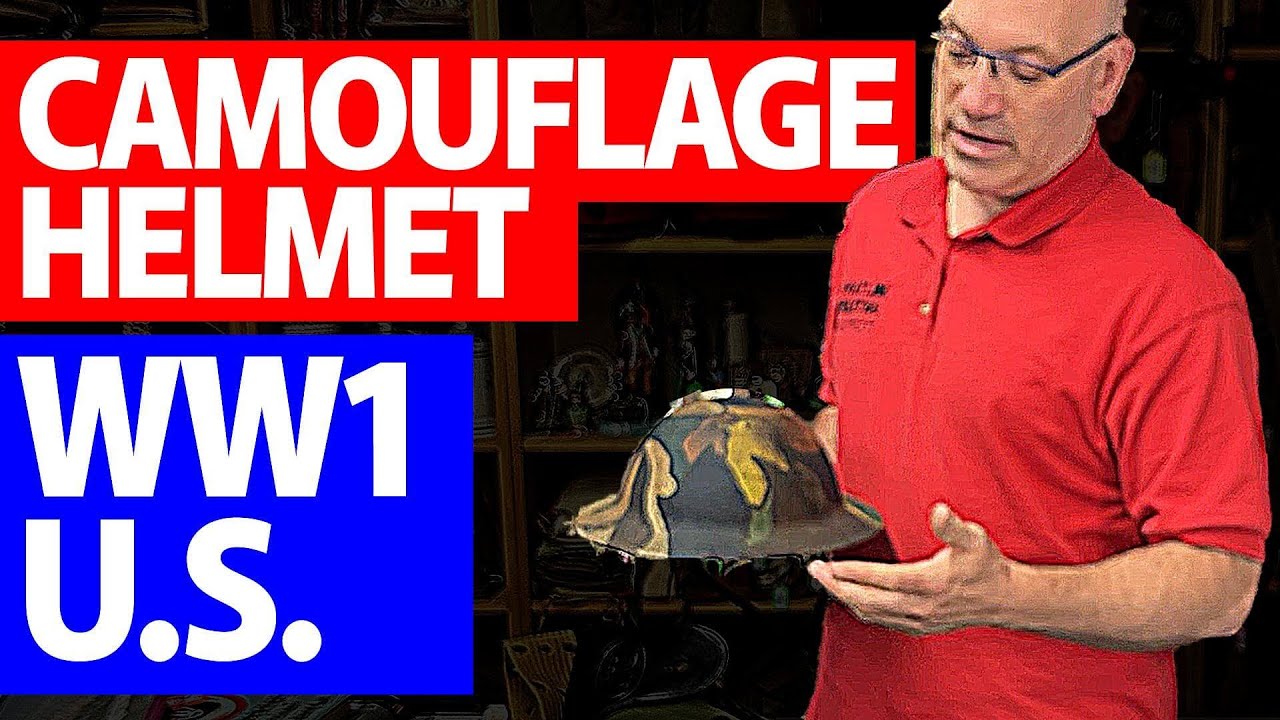 Rare WW1 US Camouflage Helmet With Mysterious Paint Job – You Won’t Believe This Detail!