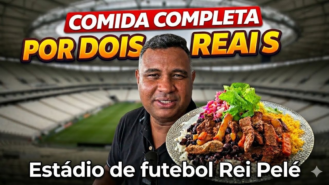 ALMO&Ccedil;O POR 2 REAIS NO EST&Aacute;DIO DE FUTEBOL / MACEI&Oacute; AL 