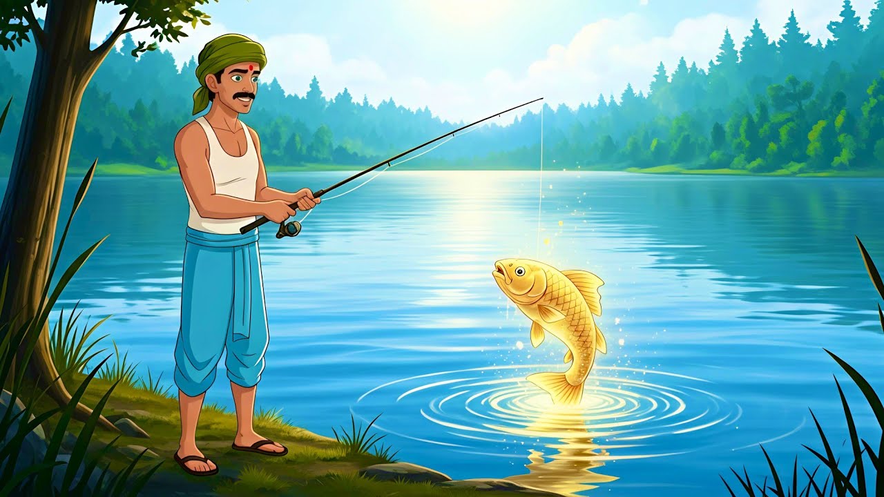 जादुई मछली 🐟✨ | जादुई कहानी हिंदी में | Hindi Kahani | Njk Kahani Tv |