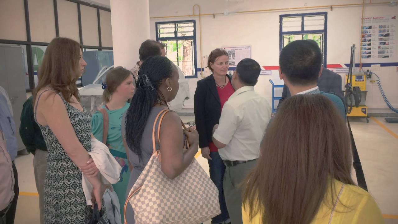 Visitors from BRICS at ITI Pusa