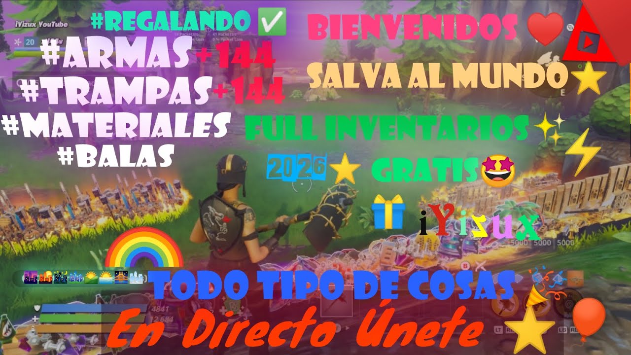 Regalando Armas Y Materiales +144