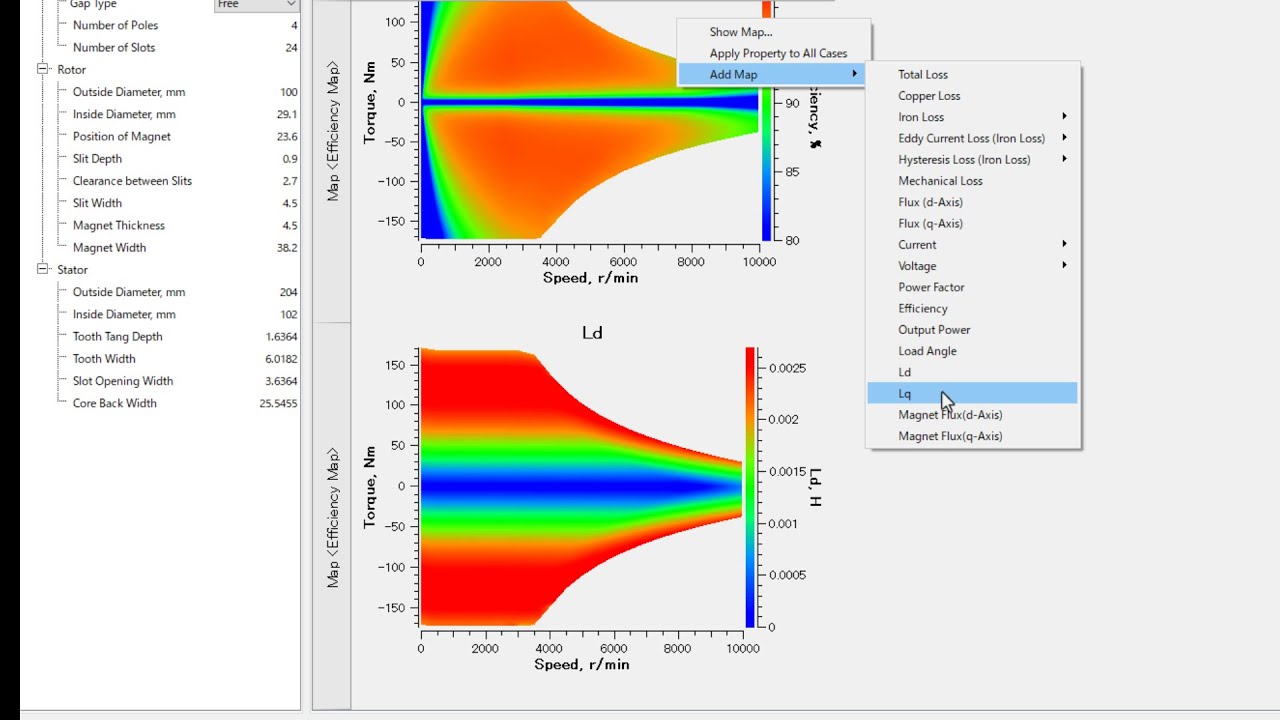 Simultaneous Evaluation of Multiple Maps with JMAG-Express
