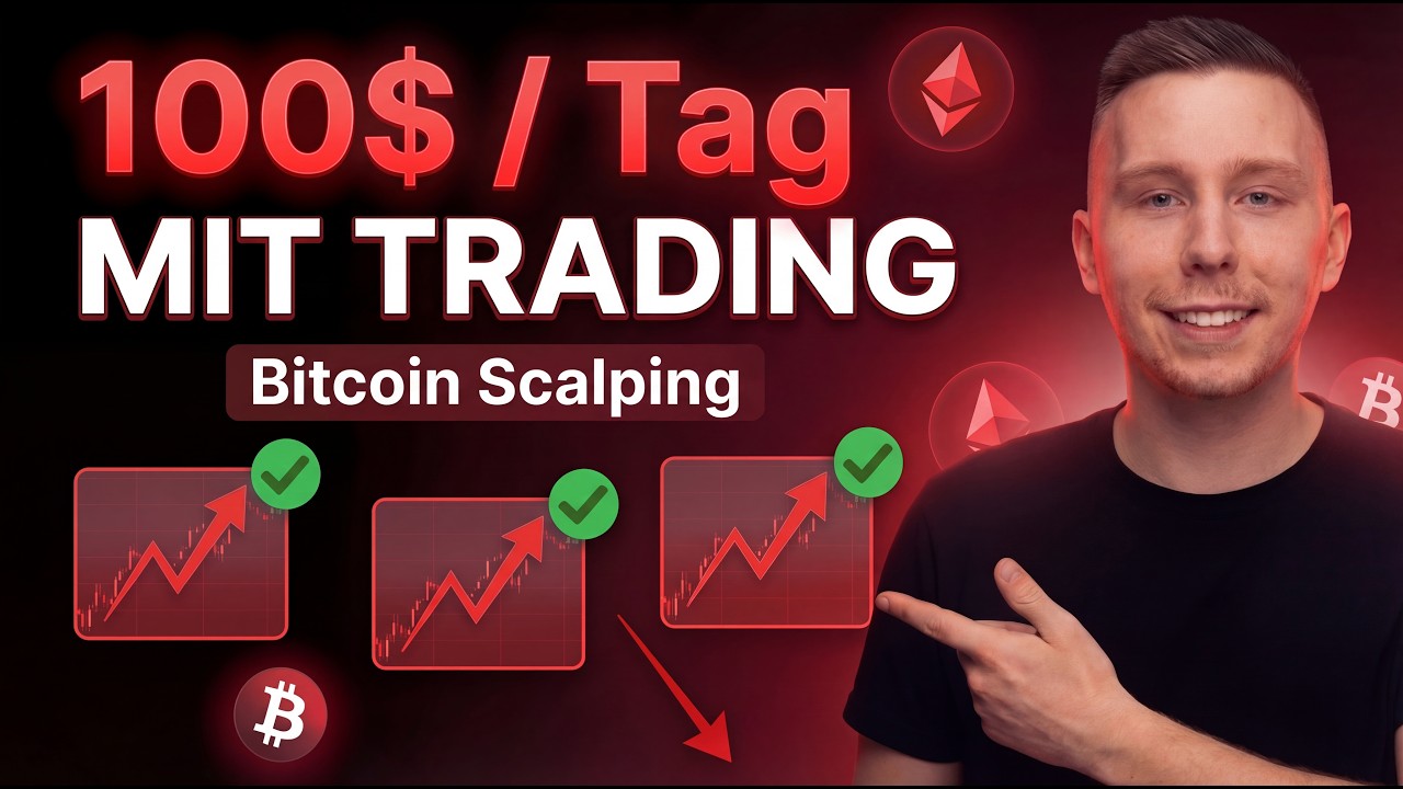 So verdiene ich 100&euro; pro Tag mit Bitcoin Scalping