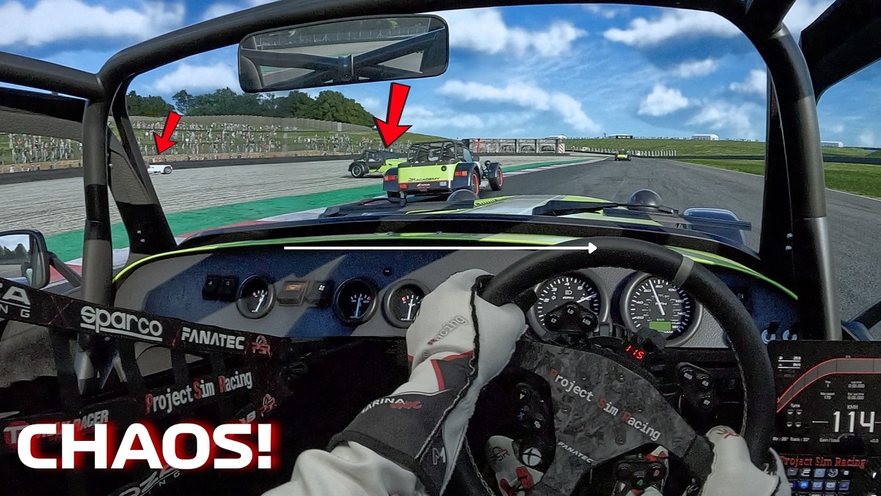 Online Chaos at Donington Park | AC EVO