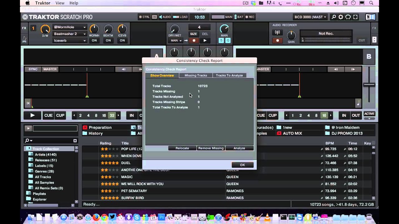 Traktor Pro - Manutenção Biblioteca (Check Consistency) Portugues Brasil