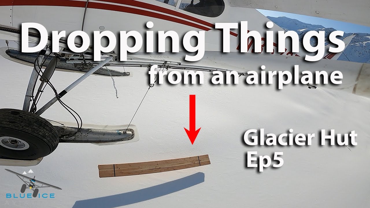 Airdropping Lumber From my Super Cub to a Remote Building Site In the Alaskan Bush and Off-Grid