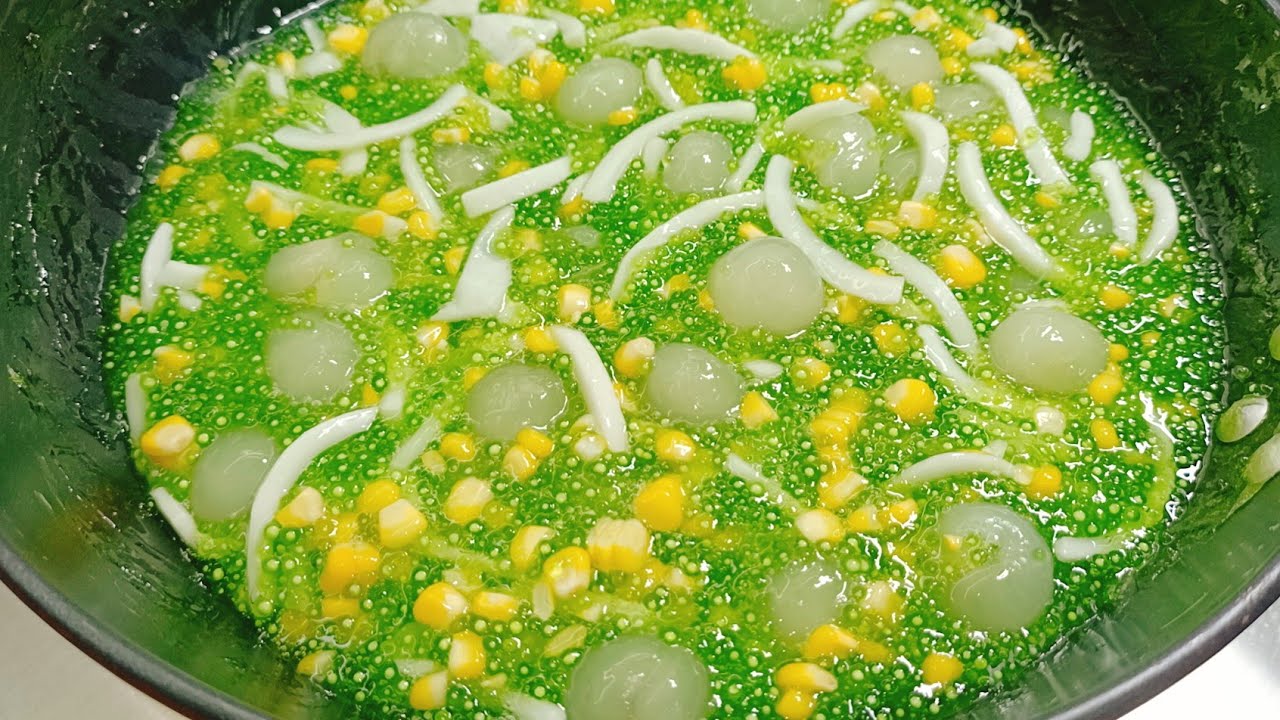 สาคูเปียกลำไยข้าวโพดมะพร้าวอ่อน วิธีต้มสาคูให้เป็นเม็ดสวยไม่เละ!อร่อยมาก