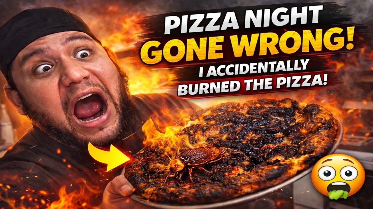 I Accidentally Burned The Pizza! 🍕😱