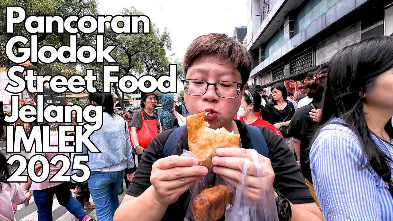 Pancoran Glodok Street Food Jelang Imlek 2025 CHINATOWN JAKARTA [ENG SUB]