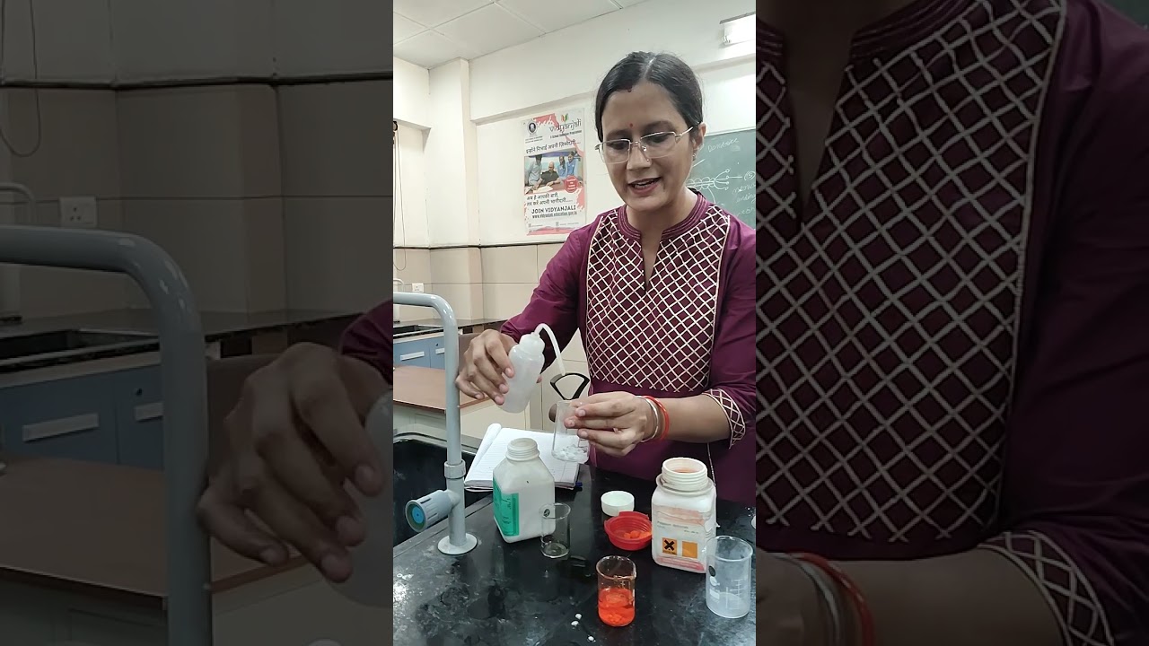 Potassium Dichromate Meets KOH – Watch the Color Change!  