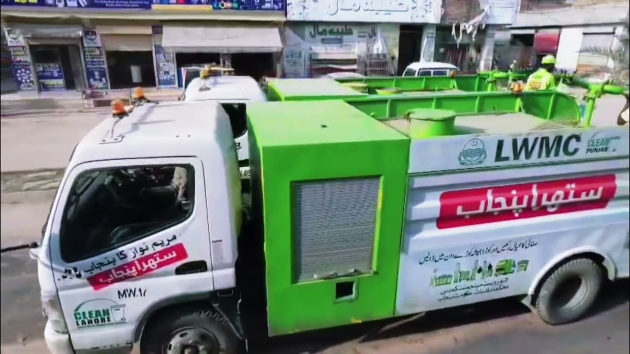 LWMC organised Post Flood Cleanup Activity at Theme park lahore 