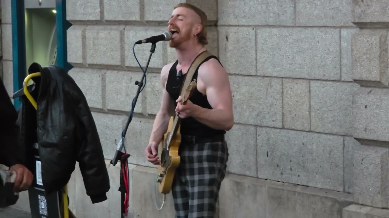 Dublin-Based Irish Rocker Aaron Bowden Perform 