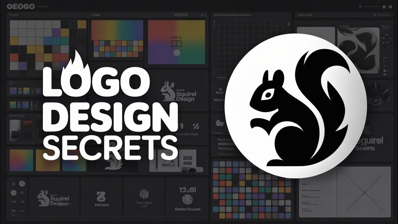 Creative Minimal Squirrel Logo Design | #coreldraw #creativedesign  #brandidentity 