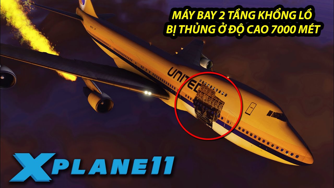 Двухэтажный самолёт разбился на высоте 7000 метров | United Airlines 811