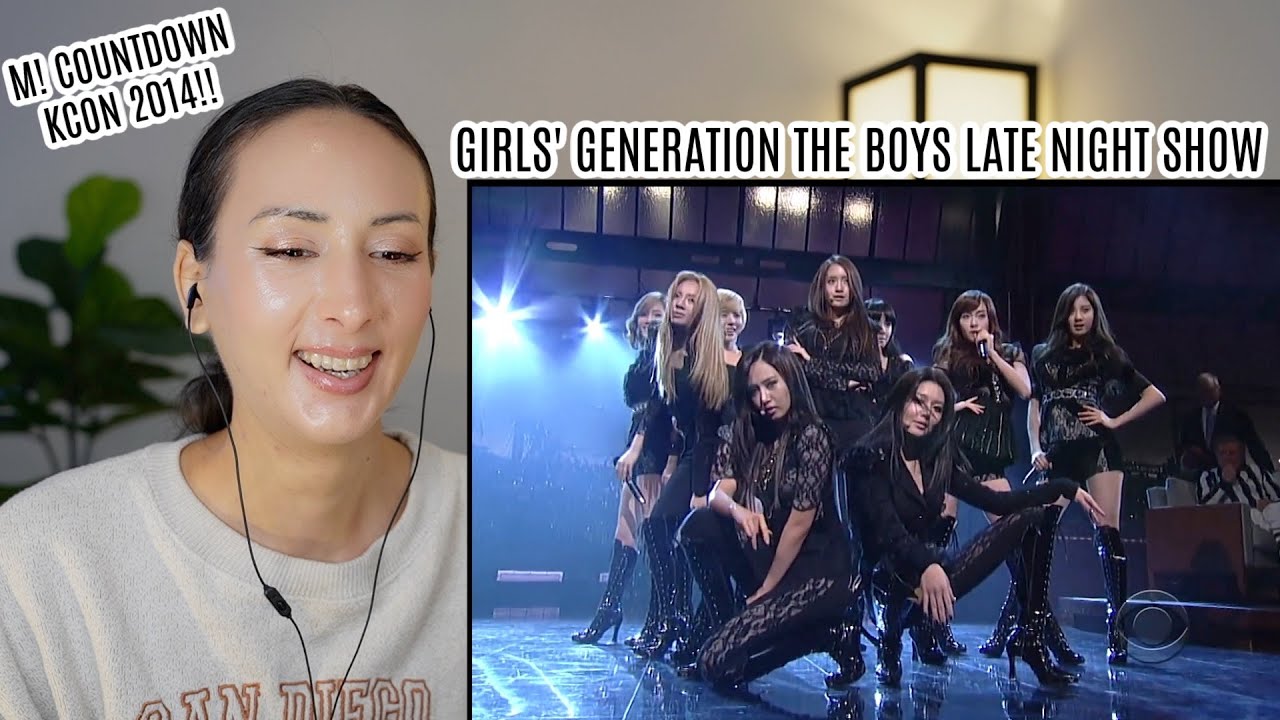[Girls' Generation M! Countdown KCON 2014] & 'THE BOYS' Live On the David Letterman Show REACTION