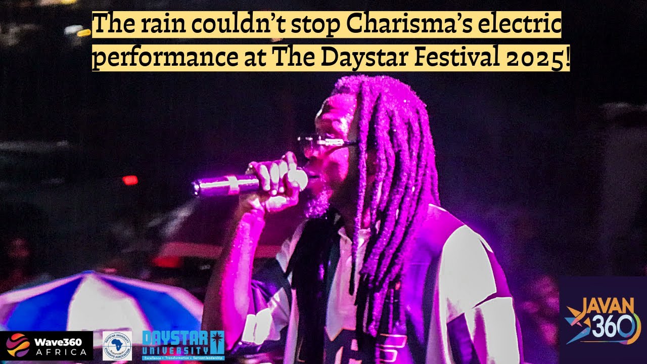 The rain couldn’t stop Charisma’s electric performance at The Daystar Festival 2025!