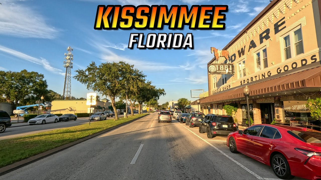 Kissimmee Florida Driving Through