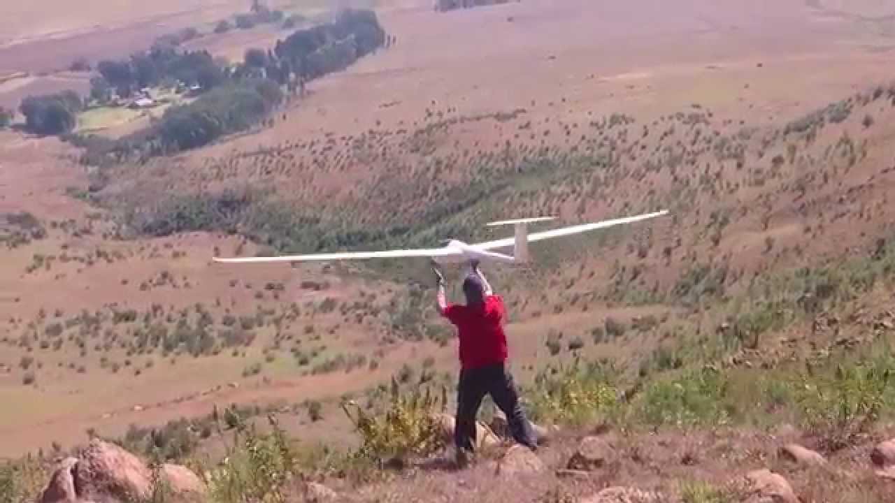 Scale DG 600 glider launch Volksrust