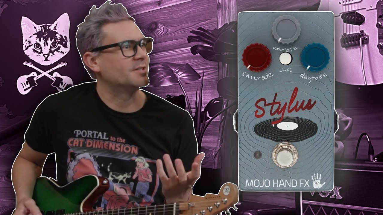 Эффектные виниловые лоу-фай-звуки с педалью Mojo Hand FX Stylus | B’s Music Shop 🎸🎶