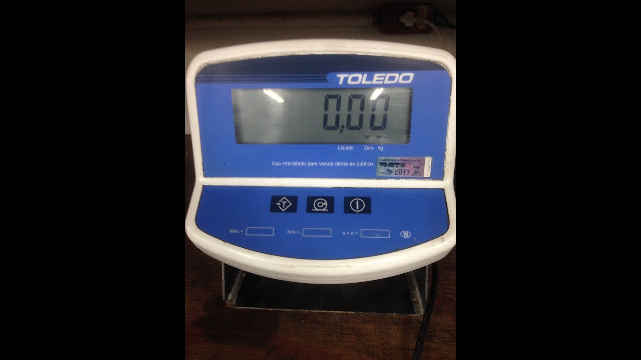 Calibração Indicador Toledo 2098