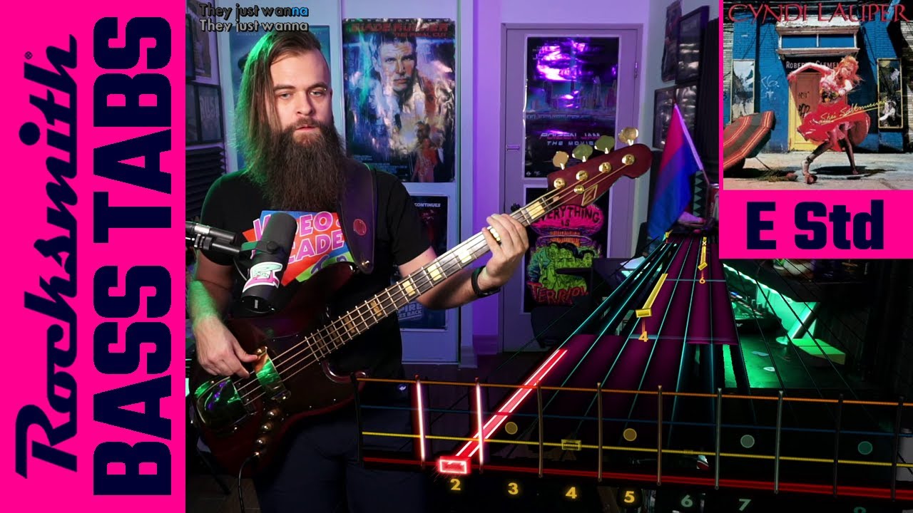Cyndi Lauper－Girls Just Want to Have Fun｜Bass Tabs [E Standard][Rocksmith]