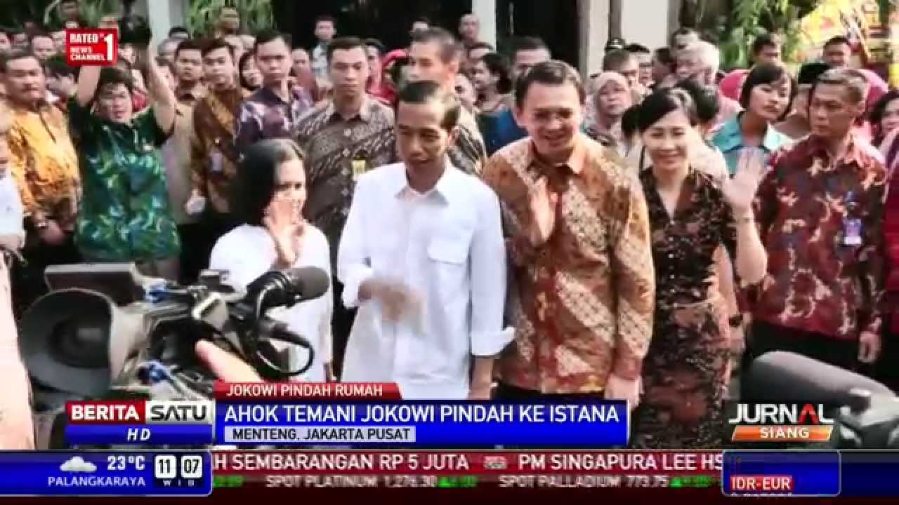 Ahok Temani Jokowi Pindah ke Istana Merdeka