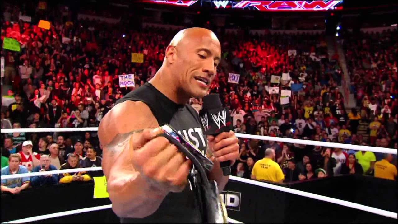 Рок выигрывает титул чемпиона WWE на Royal Rumble 2013: Raw, 4 февраля 2013 г.