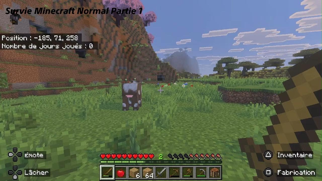Minecraft survie Minecraft normal Partie 1