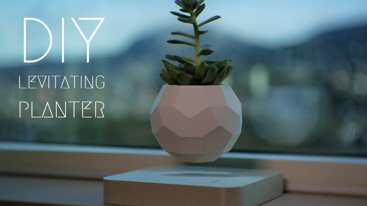 DIY Levitating Planter - 3D printed version