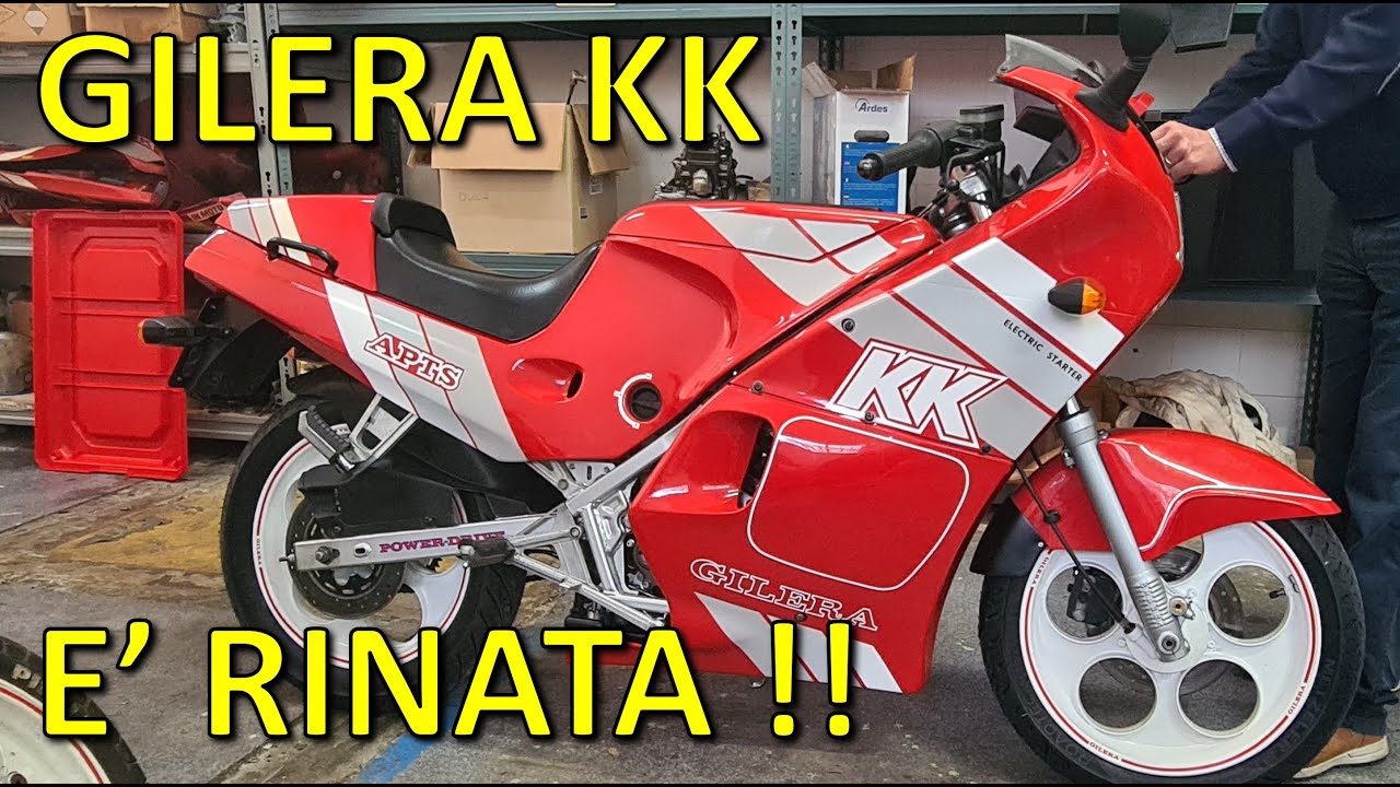Gilera KK 125 incidentato dalla Sicilia. Finalmente restaurato!