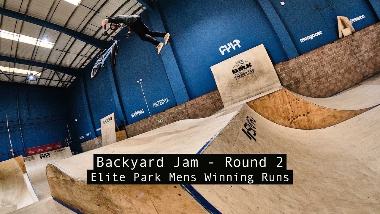 Elite Men's Park Winning Runs - Backyard Jam 2023, Round 2 at Rampworld Cardiff | Ride UK BMX