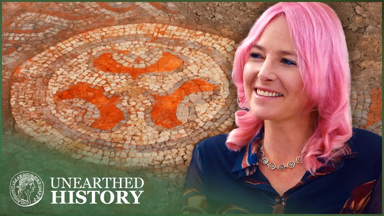 Archaeologists Uncover A Stunning Roman Mosaic Beneath This Quiet British Village