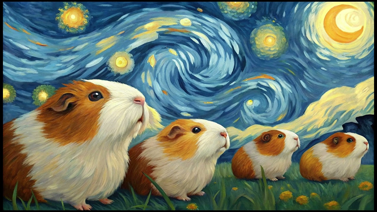 Guinea Pig | TV Art Screensaver for TV Wallpaper | Vista Frame