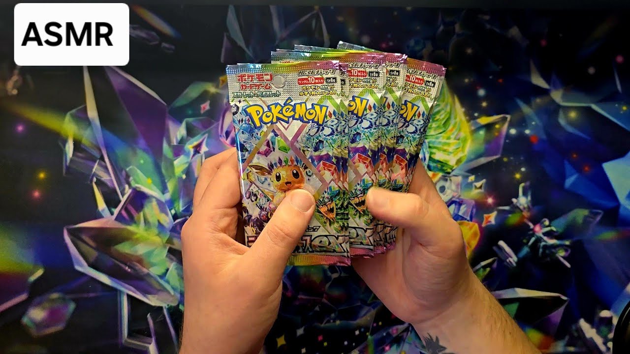ASMR This NEW Pokemon Set Is Amazing 💎Terastal Festival 💎 So Many Eeveelutions 🔥