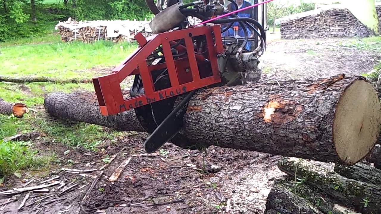Eigenbau Greifersäge