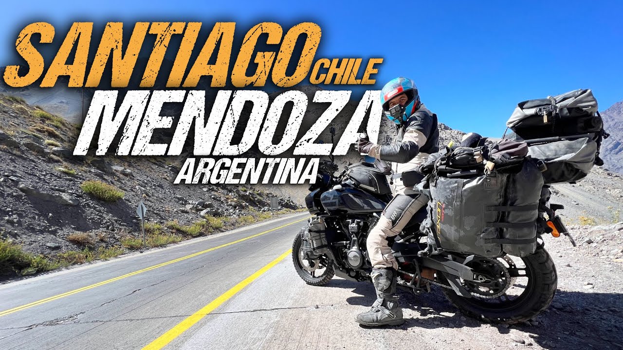 Paso los Libertadores de moto, Caracoles, Aconcágua, Puente del Inca e muito mais!