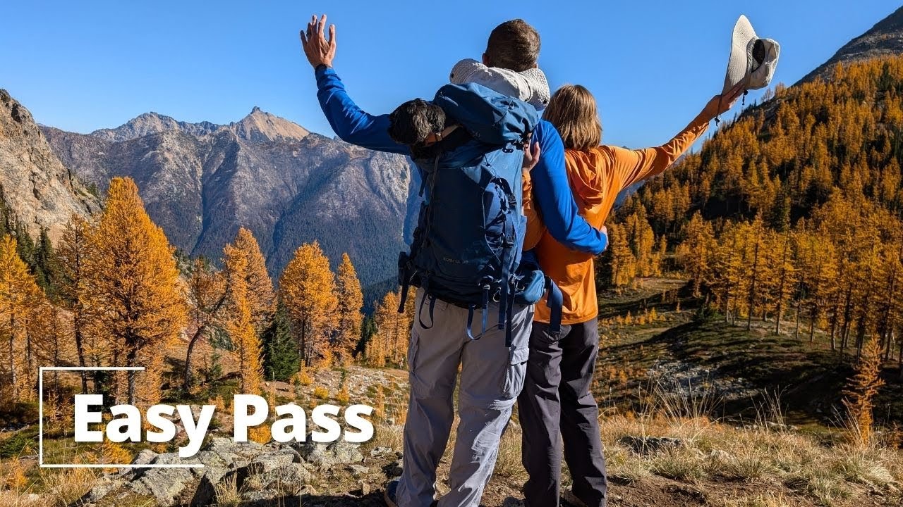 Easy Pass Moderate-Hard Fall Larch Hike - North Cascades, Washington, USA