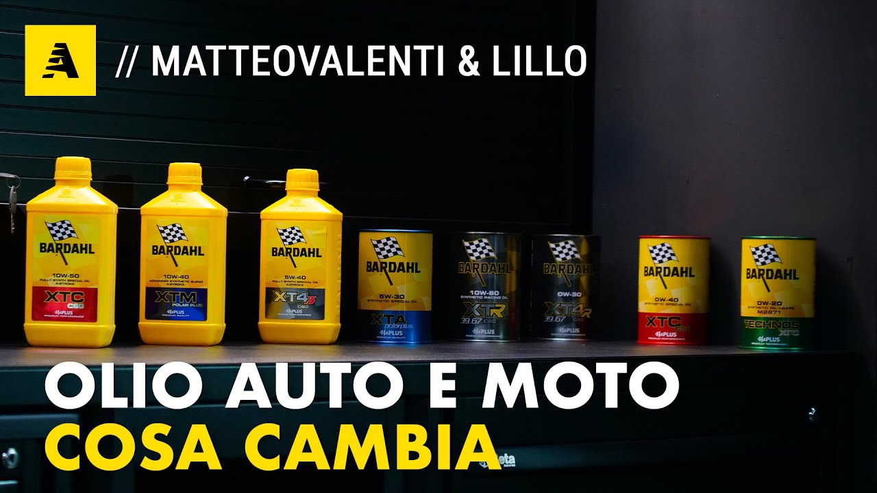 OLIO per AUTO e per MOTO: che cosa cambia DAVVERO? (Codici, SAE, Viscosit&agrave;)