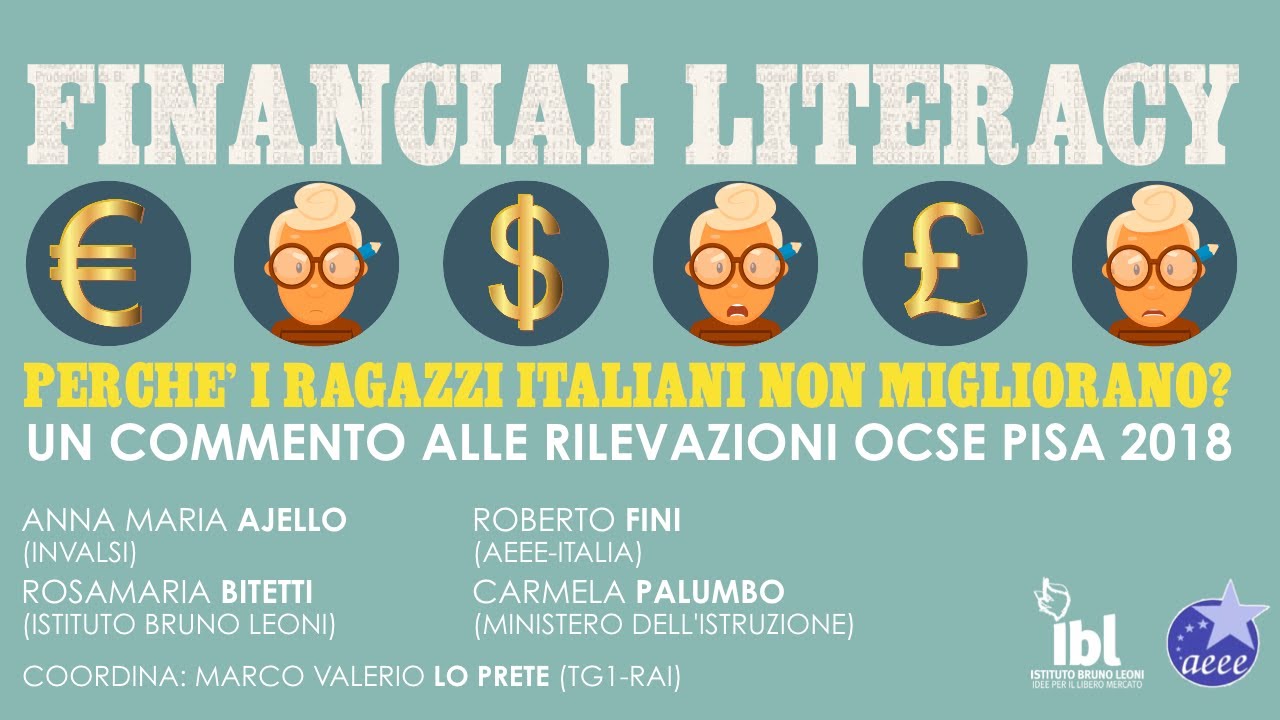 Financial literacy. Perché i ragazzi italiani non migliorano? - I webinar dell'Istituto Bruno Leoni