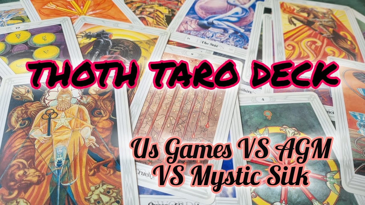 Какое Таро Тота лучше? Сравнение US Games, AGM Urania и Mystic Silk💫