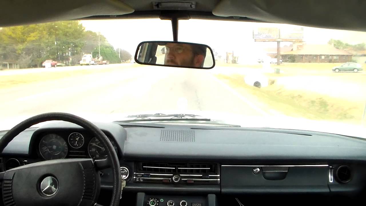 Take a drive in 1973 Mercedes 220D