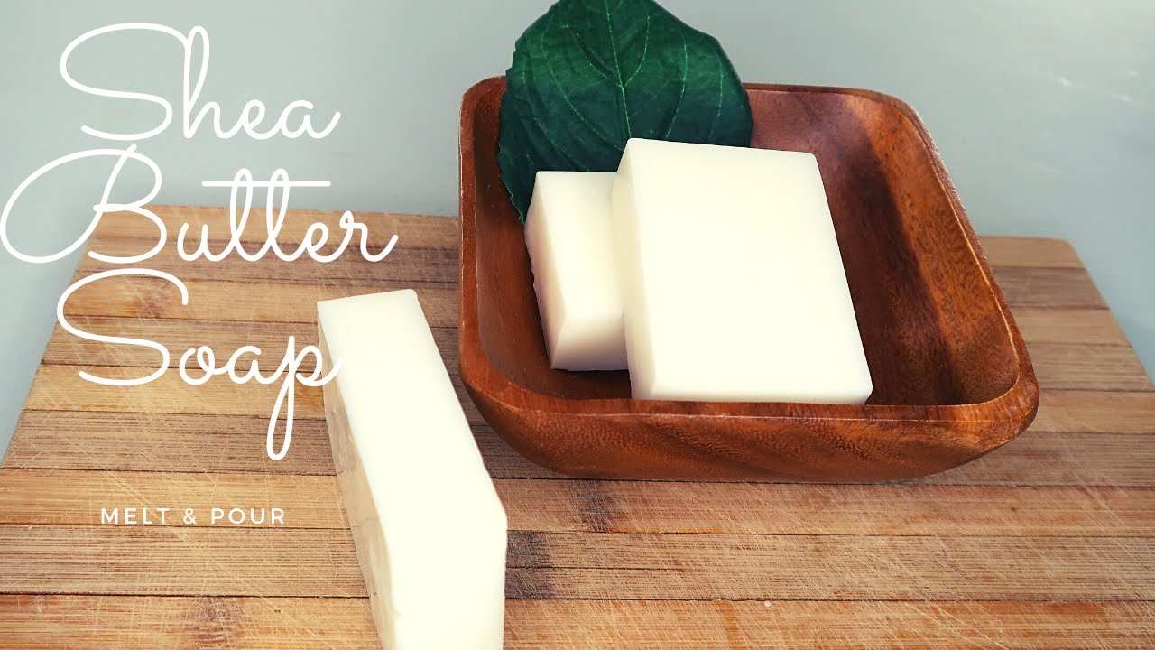 SHEA BUTTER SOAP | MELT & POUR SOAP WITH JUNIPER AND ROSEMARY