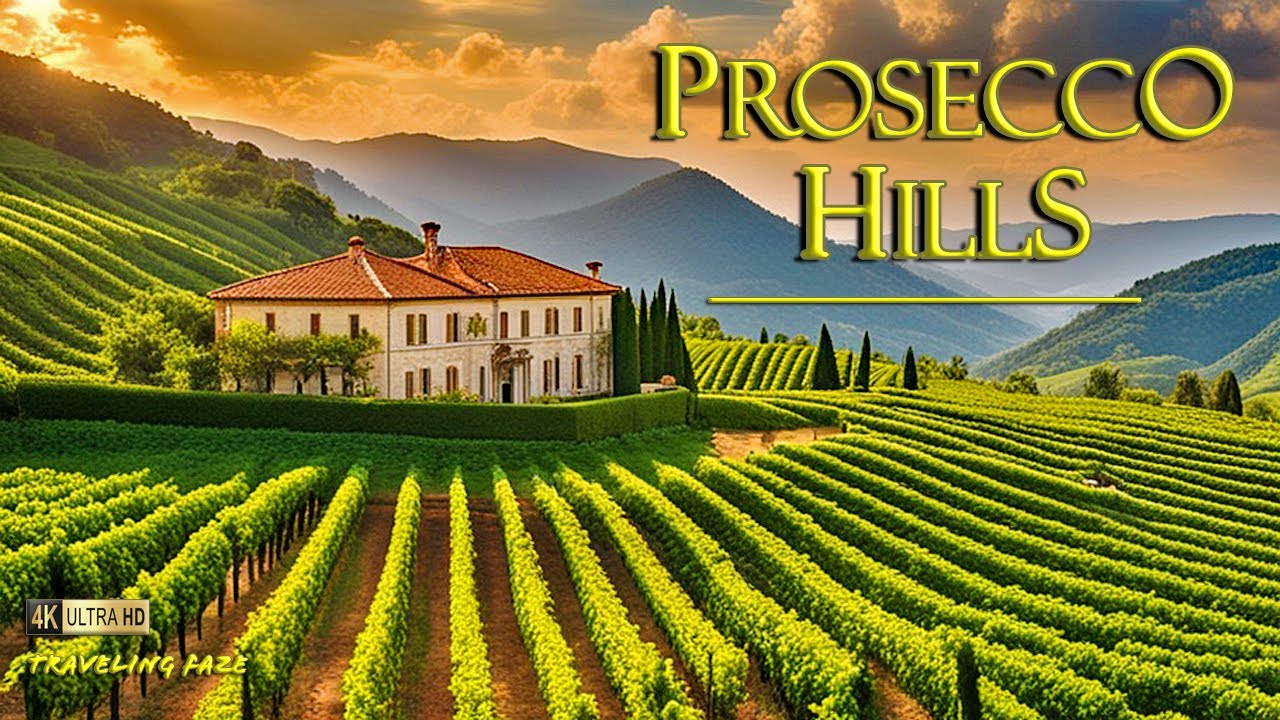Prosecco Hills, Italy 4K ~ Travel Guide (Relaxing Music)