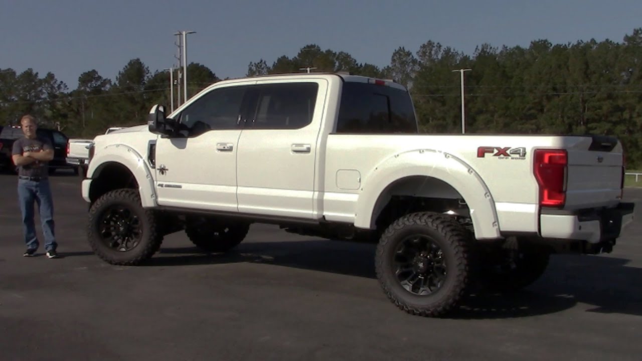 Here Is A Tour Of A $100,000 Ford F-250 Black Widow Edition