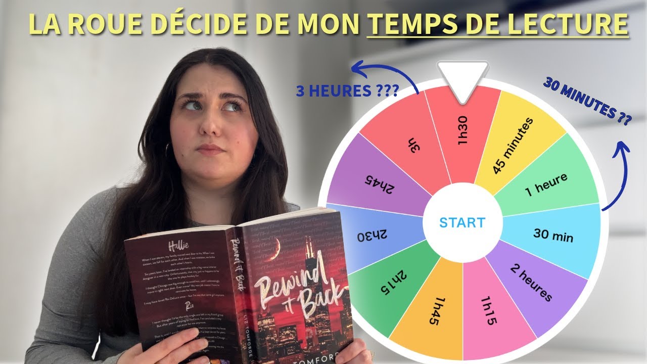 LA ROUE DÉCIDE DE MON *TEMPS DE LECTURE * cette semaine ??😨