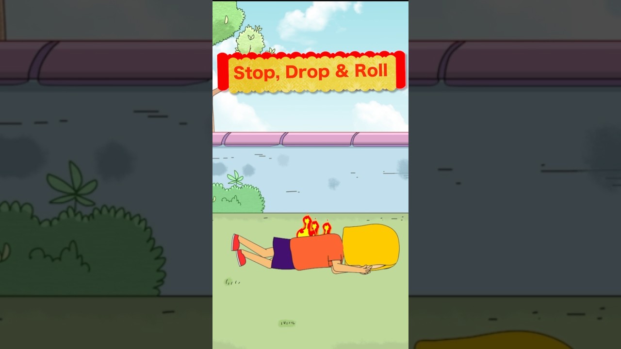 Learn Fire Safety Song for Kids Children Stop Drop and Roll Educational by Patty Shukla #short #fire