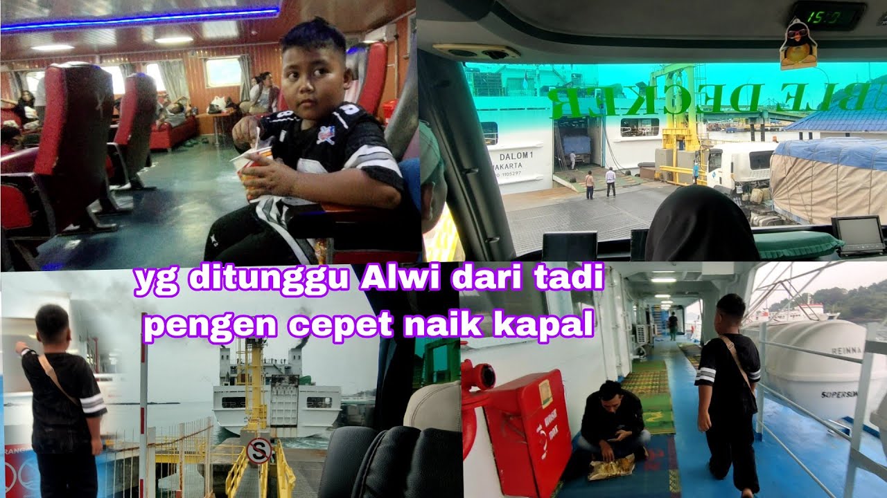 Sudah naik kapal || tinggal Berpa langkah lagi ketemu keluarga 