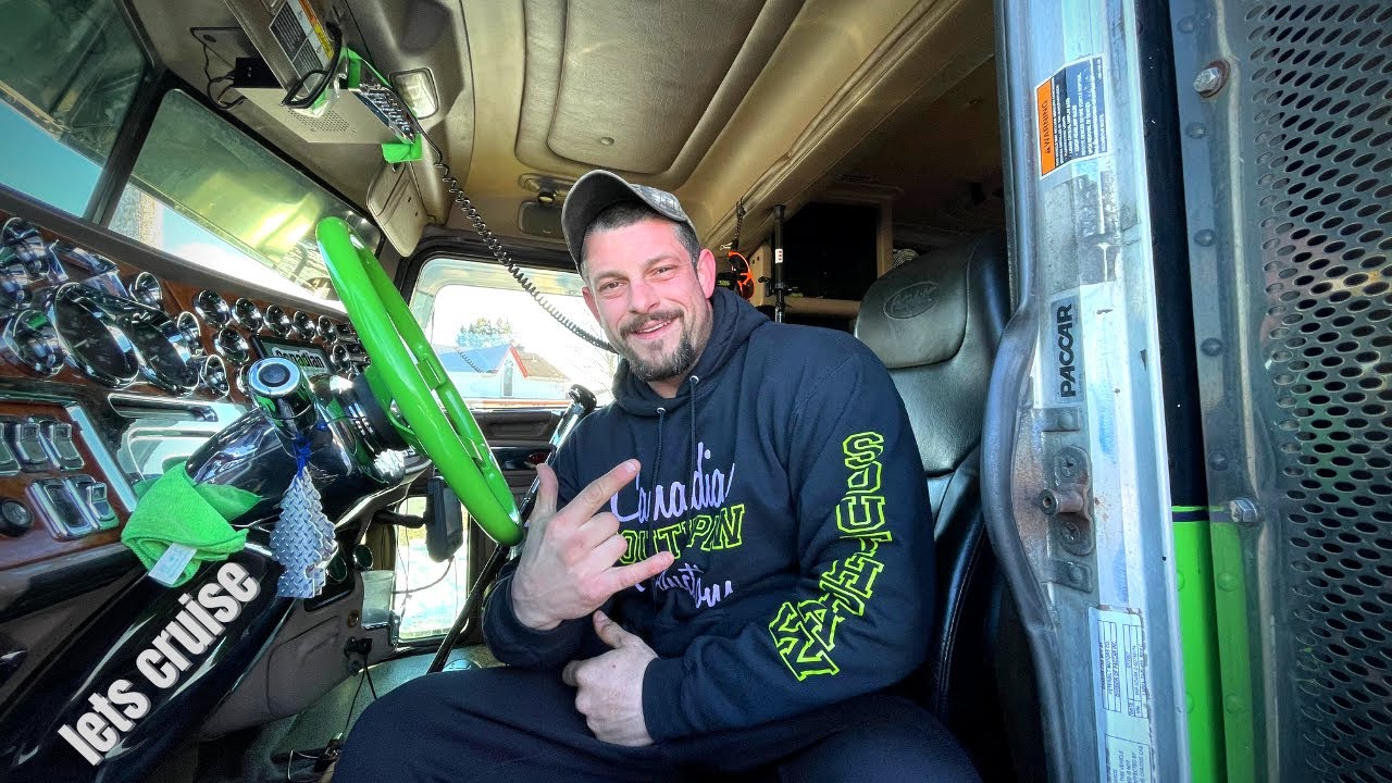ASMR TRUCKING | NO TALKING NO MUSIC JUST TRUCKIN | LITTLE CB CHATTER | 389 CUSTOM PETERBILT