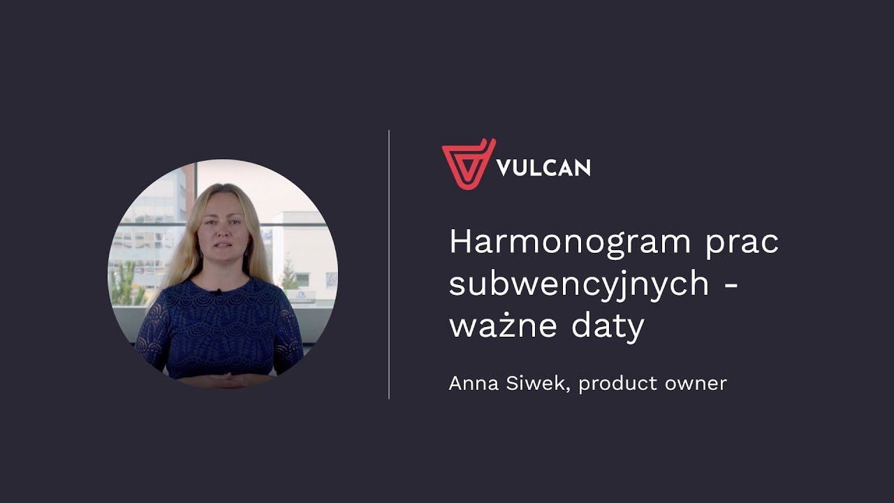 Harmonogram prac subwencyjnych- ważne daty